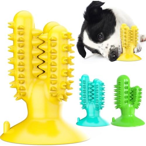 NEW Dog Toothbrush Toys for Dogs Interactive Toy Training IQ Teeth Cleaning Durable Small Medium Large Dog Puppy Chewing