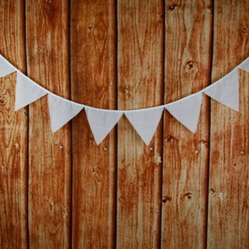 1pcs 3.2M White Cotton Banners Children Birthday Decoration Flag Photo Background Flags Wedding Party Decor Pennant