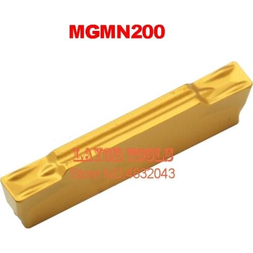 10PCS MGMN200-G carbide turning insert ,Cutting inserts, Factory outlets,the lather,cnc,for Grooving Holder MGEHR & MGIVR