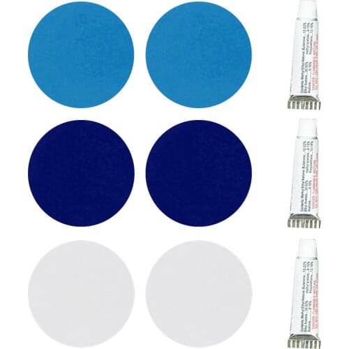 3PCS/Set PVC Repair Patch Glue Kit Waterproof Repair Kit For Air Mattress PVC Inflating Air Bed Swimming Ring Boat Repair Pads