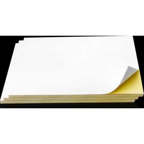 50 Sheets White Self Adhesive Sticker Label Matte Surface Paper A4 Matt Laser Inkjet/Laser Printer Copier Craft Paper