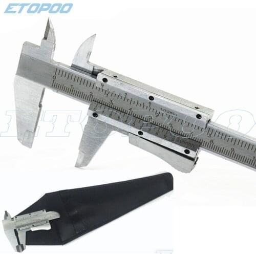 6" 0-150mm 4way measurement Vernier Caliper self lock Metal Caliper Gauge Micrometer Measuring Tools