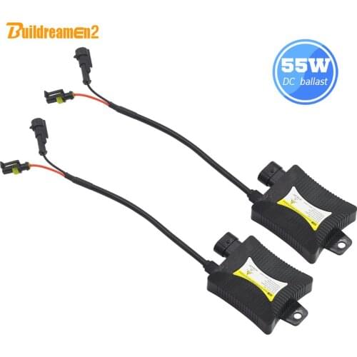 Buildreamen2 55W HID Xenon Ballast Digital Ballast Ignition Block 12V For Car HID Xenon Kit H1 H3 H4 H7 H8 H11 9005 HB3 9006 HB4