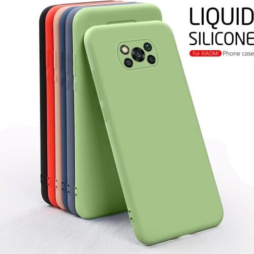 Colorful Liquid Soft Silicone Phone Cases for Xiaomi poco x3 nfc m3 m 3 case pocophonex3 pocox3 poko x 3 nfs 6.67'' coque Funda