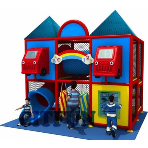 Toddler Kids Red Racer Car world slide playground IP-027B