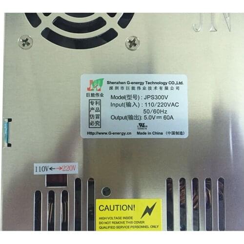 Power supply Working Voltage DC5V 60A 300W led display High quality for led module input 110~220V P3 P4 P5 P6 P8 P10 ali express