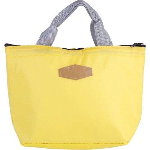 Hot Insulated Tinfoil Aluminum Cooler Thermal Picnic Lunch Bag Waterproof Travel Tote Box Fashion 5 Candy Colors