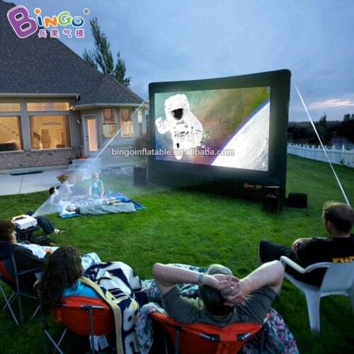 Backyard Use Inflatable Projector Movie Screen / Cheap Inflated Cinema For Sale - BG-T0298