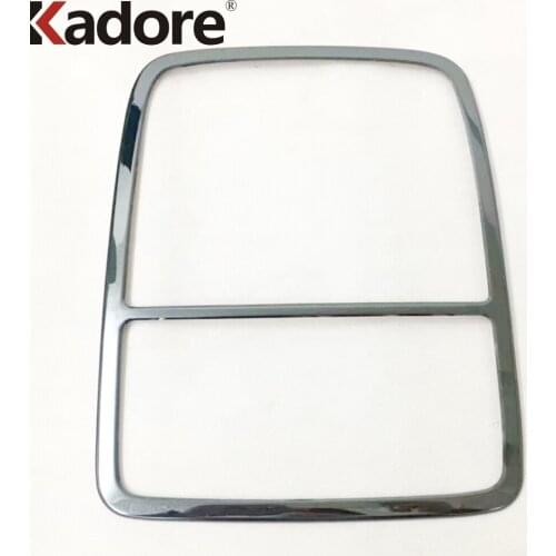 Front Reading Light Cover For MG Zs SUV 2017 2018 Stainless Steel Black Trim Interior Car Roof Lamp Moulding Frame Accessories