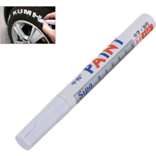 Permanent marker pen Felt painting registered car motorcycle tire brand