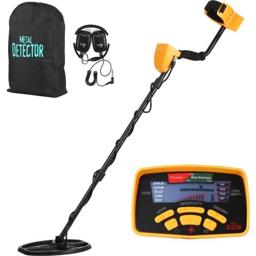 Professional High Sensitivity Underground Metal Detector Gold Digger Jewelry Hunting Treasure Search LCD Display with Headphone