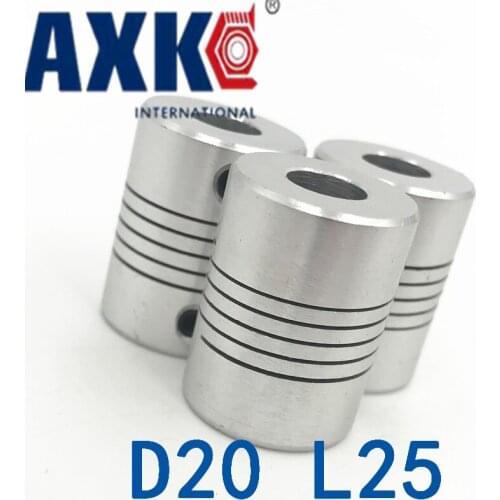 Ball Bearing Rodamientos Roulement A Bille 5pcs 6.35x8mm Shaft Couplings Coupler 6.35mm To 8mm Stepper Motor 6.35*8mm D20 L25 X