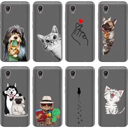 Silicon Clear Soft Funda for Alcatel 1 5033D 5.0" Fashion Animal Floral Case Cover For Alcatel 5033D 5033 5033A 5033Y 5033X