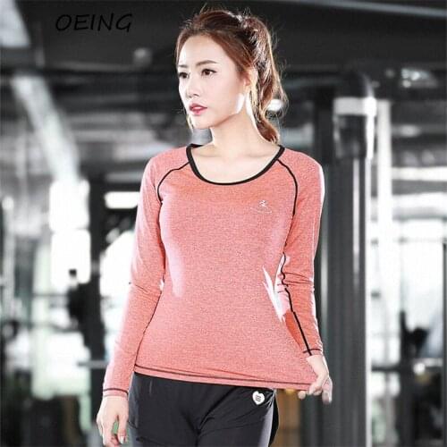 2 Piece Sport Set Women Seamless Leggings Workout Clothing Fitness Long Sleeve Shrits Set Dry Fit
