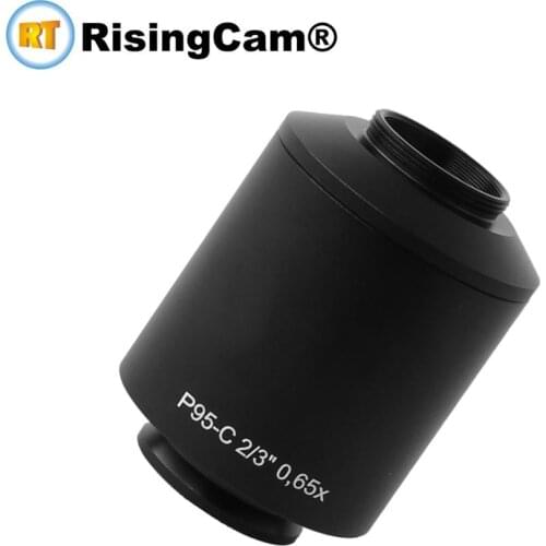 0.65X Microscope camera C mount adapter for Zeiss microscope