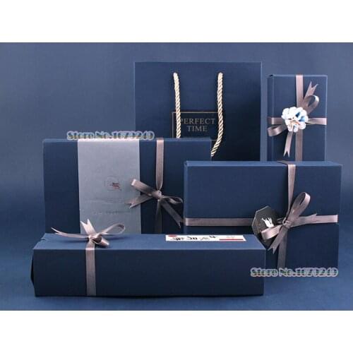 100pcs/Lot 14*14*3CM Blue Drawer Box for Tea Craft Gift Packaging kraft Paper Box Custom Retail Boxes DHL free shipping