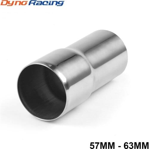 57MM TO 63MM Exhaust 2 Step Reducer Adapter Connector Tube Stainless Steel Pipe Cone BX101447-3
