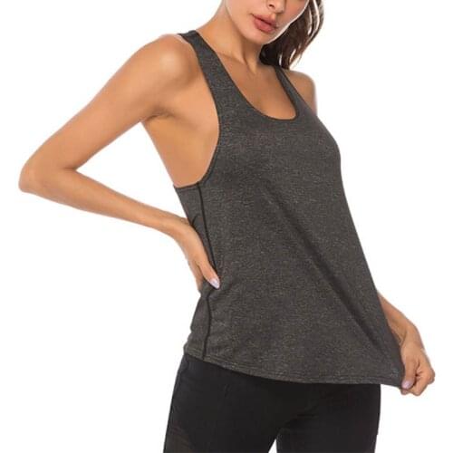 2020 Hot Sleeveless Yoga Vest Sport Singlet Women Sport Fitness Tank Top Athletic Undershirt Yoga T-Shirt Quick Dry Vest #0629