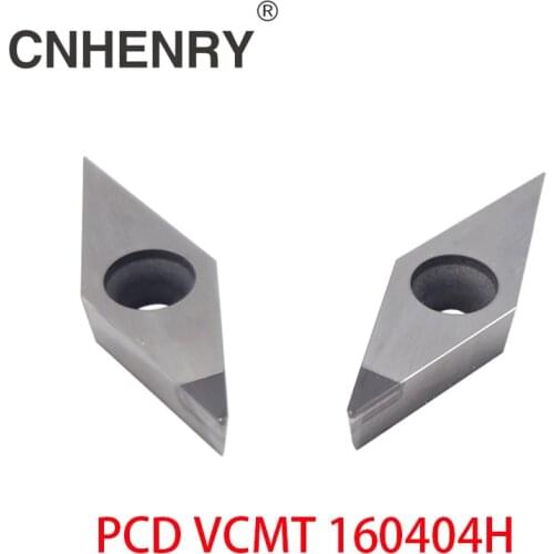 Free shipping 2 PCS PCD Turning Inserts VCMT 160404 CNC PCD Diamond Inserts For Lathe Tools MVJNR/ MVVNN / MVUNR