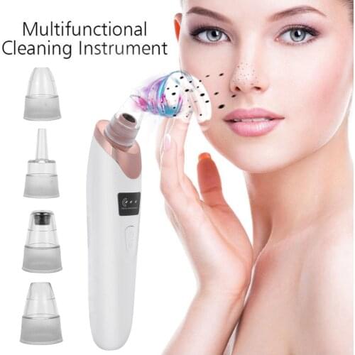 Vacuum Blackhead Remvoer Electric Facial Cleaning Machine Suction Acne Remove Against Black Dots Face Skin Care Clean Tools