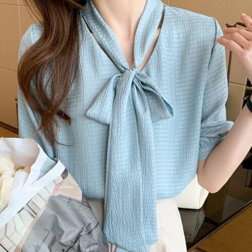 Blusas Short Sleeve Blouse Women Striped Chiffon Blouse Shirt Tops Women Blusas Mujer De Moda 2021 Verano Blouses Femme Top E933