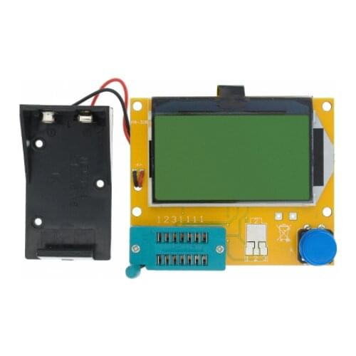 LCR-T4 12846 LCD M328 Digital Transistor Tester Meter Backlight Diode Triode Capacitance ESR Meter MOS/PNP/NPN L/C/R B03