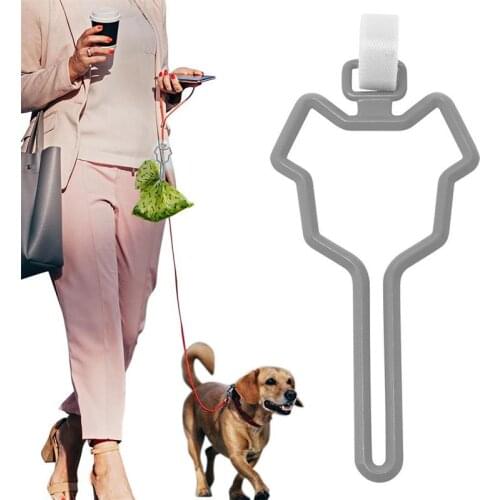 New Dog Poop Bag Holder Waste Carrier Pet Supplies Sturdy Durable Dog Traction Rope Distributor Dogs Leash Dispenser Clean Tools