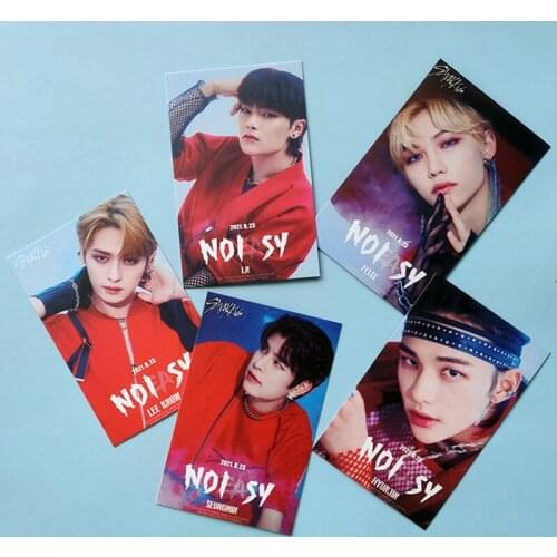 8PCS/Set Kpop STRAY KIDS Photocard New Album NOEASY Photo Cards Postcard LOMO Cards for Fans Collection Gift Kpop Accessories