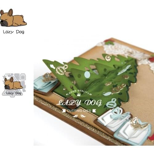 3D Christmas Tree Metal Cutting Dies Scrapbooking Stencil DIY Decorative Craft Embossing Die Cuts Card Making New Dies For 2019