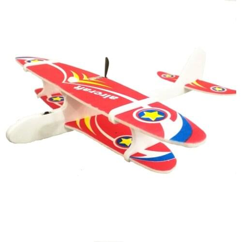 Electric Hand Throwing Foam Aircraft Electric Swing Usb Charging Aviation Model Glider Toy Outdoor Toy
