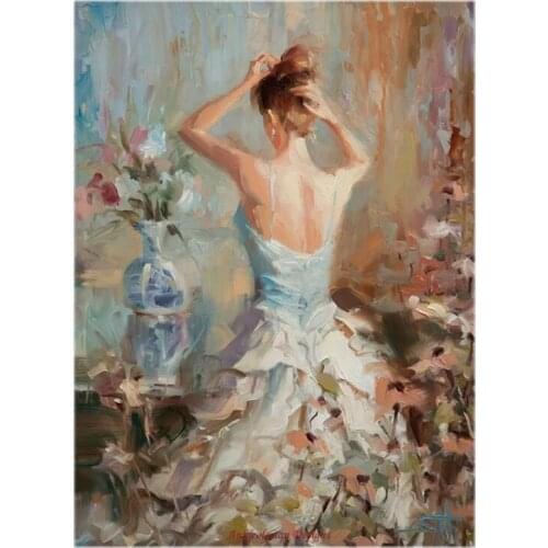 Counted Cross Stitch Kits Needlework Embroidery - Crafts 14 ct Aida DMC Color DIY Arts Handmade Home Decor - Figurative II