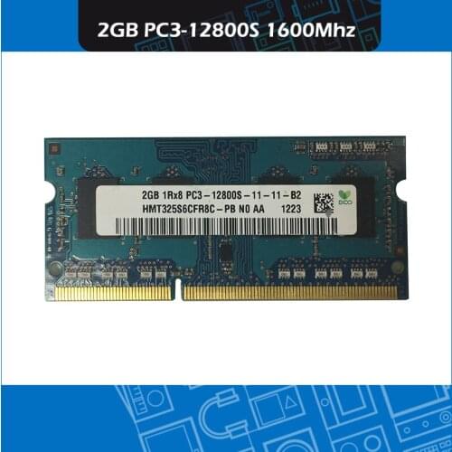 Laptop Memory DDR3 2GB PC3-12800S Notebook Module SODIMM RAM 1600Mhz