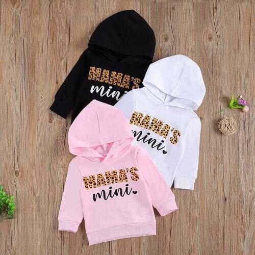 Autumn Kid Baby Girls Boys Hooded Top Fall Shirt Long Sleeve Casual Elastic Warm Letters Unisex Blouse Spring Clothes