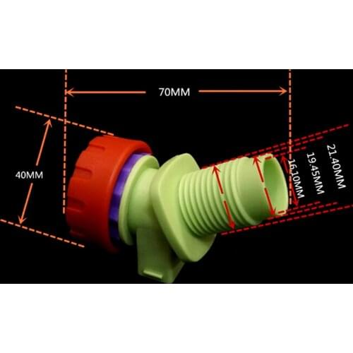 Knob Type Plastic Outdoor Water Faucet Tap Replacement For Water Tank Bucket