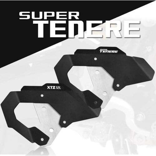 Motorcycle Right Heel Guard Plate Hanging Cover For Yamaha XTZ1200 XT1200ZE XT1200Z SUPER TENERE XTZ XT 1200 1200 Z ZE 2010-2021