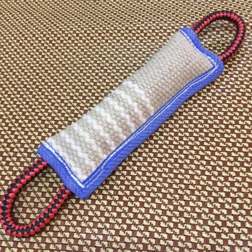 Dog Products 30/50cm Large Dog Training Chew Toys Bite Tugs Train Interactive Toy With Two Handles Training Dog Toys