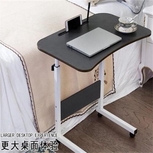 70*48CM Height-Adjustable Lazy Bedside Table Fashion Movable Notebook Table Multipurpose Modern Laptop Table Study Learning Desk