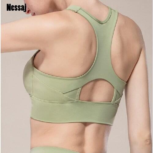 Nessaj Sexy Nude Colour Sports Bra Tops Bikini Beachwear Women Girls Casual Fitness Bra Tank Top Beach Short Top Nylon Tank Tops