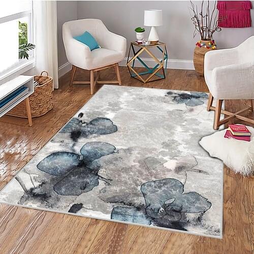 Flower grey patterned modern carpet modern carpet runner round carpet kitchen free shipping soft tissue bedroom living room