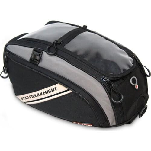 Motorcycle Fuel Tank Bag Cycling Backpack Waterproof Riding Bag Navigation Mobile Phone Touch Screen Transparent Bag