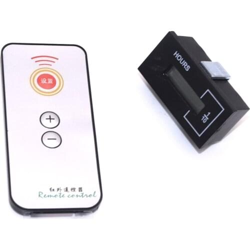 Wooeight New Black Hour Meter Timer 2528-9040 DC12 36V For Doosan Daewoo Excavator Spare Parts