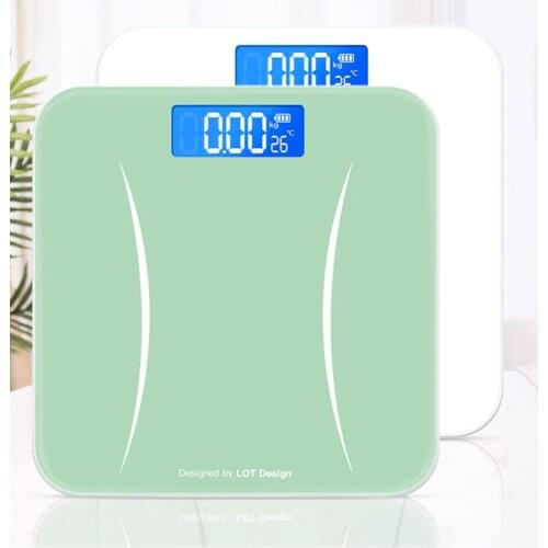 Bathroom Body Floor Scales Bath Scale Body Weighing Digital Body Weight Scale LCD Display Glass Smart Electronic Scales Smart El