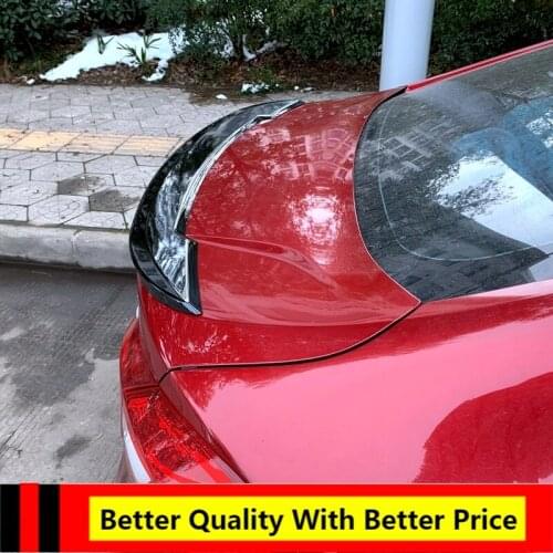 High Quality ABS Plastic Primer Color Car Tail Wing Rear Trunk lip Spoiler For Chevrolet Cruze 2017-UP