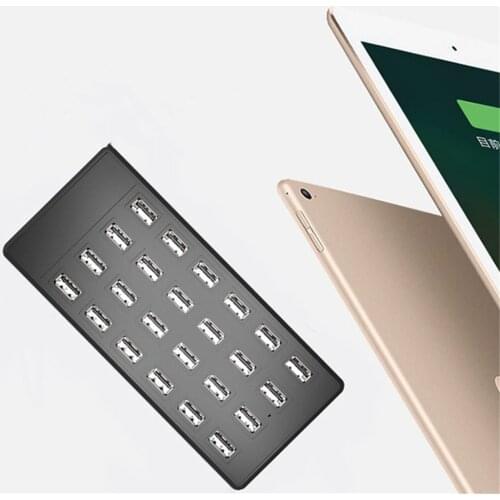 High Power 24 Ports 100W Smart Phone Charger Station Mobile Game Collective Hang-up Charging Station 5V~2A100W Charger