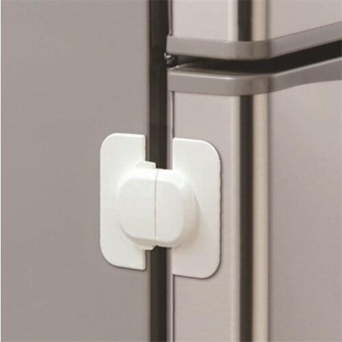 Wonderlife 1Pcs Home Refrigerator Fridge Freezer Door Lock Latch Catch Toddler Kids Child Cabinet Locks Baby Safety Child Lock