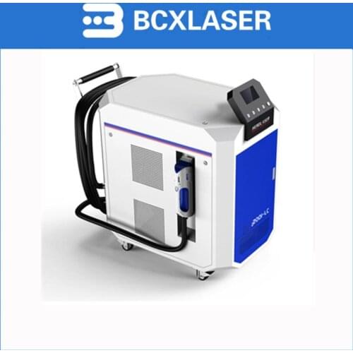 Wuhan hot sale 50W fiber laser cleaninng machine for rust removal with cheap price