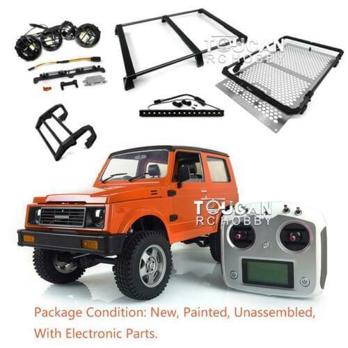 1/6 RC Capo Crawler Car SIXER1 Samurai Jimny DIY ESC Motor Servo Roof Light Rack THZH0548