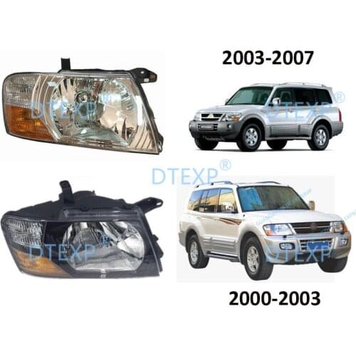 Mn133753 Headlight for Pajero V73 V75 V77 Head Lamps for Montero 2000-2007 Mr548035 Front Lamp for Shogun Clearance Lights