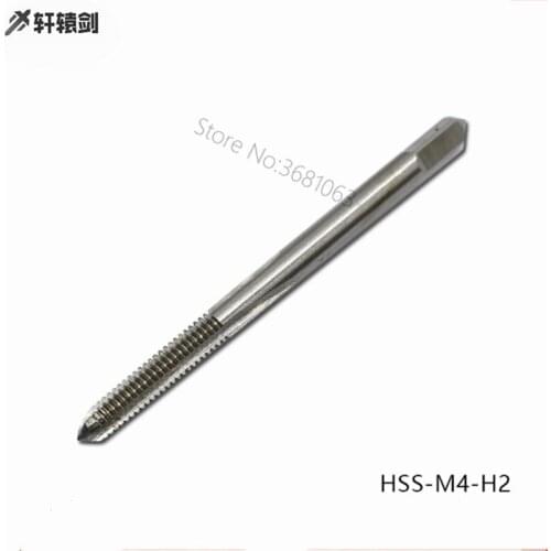 10pcs M3X0.5 M4X0.7 M5X0.8 Straight Flute Machine Tap H2 Thread Tap Screw Bit High Speed Steel Threading Drill Bit Cutter Tool