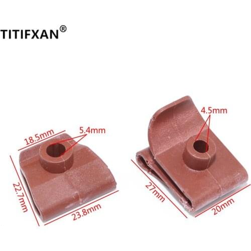 10PCS Car tire fender lining U type screw base plastic fasteners clips for Mercedes-Benz C / E / G / S / R series auto models